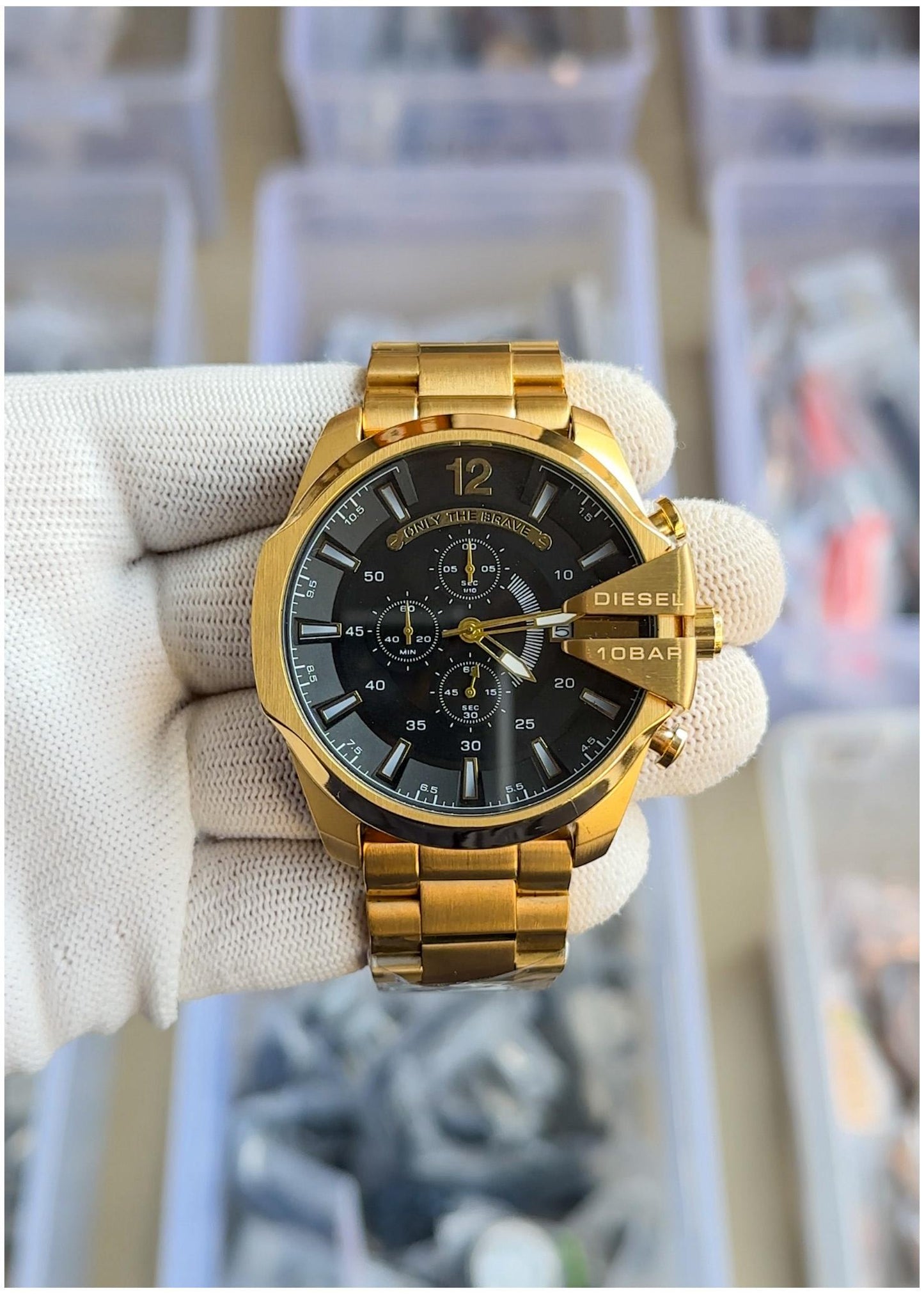 Diesell 10 bar only the brave Gold-Black