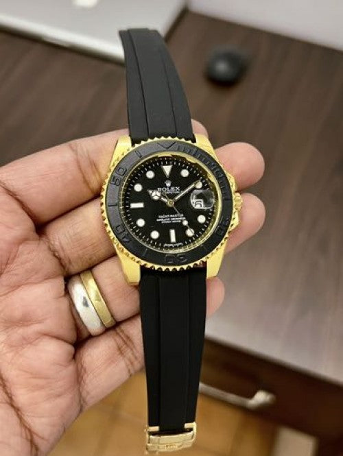 ROLEXX YACHTMASTER GOLD AAA JAPAN QUALITY