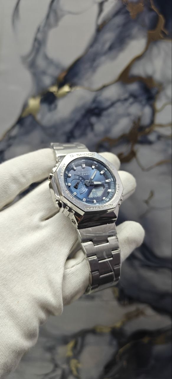 G-SHOCK GM-2100D DARK BLUE COLOUR STAINLESS STEEL