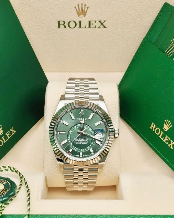 ROLEX SKY DWELLER AUTOMATIC WATCH
