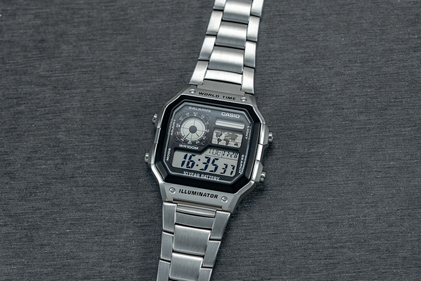 CASIO AE1200WHD METAL SILVER
