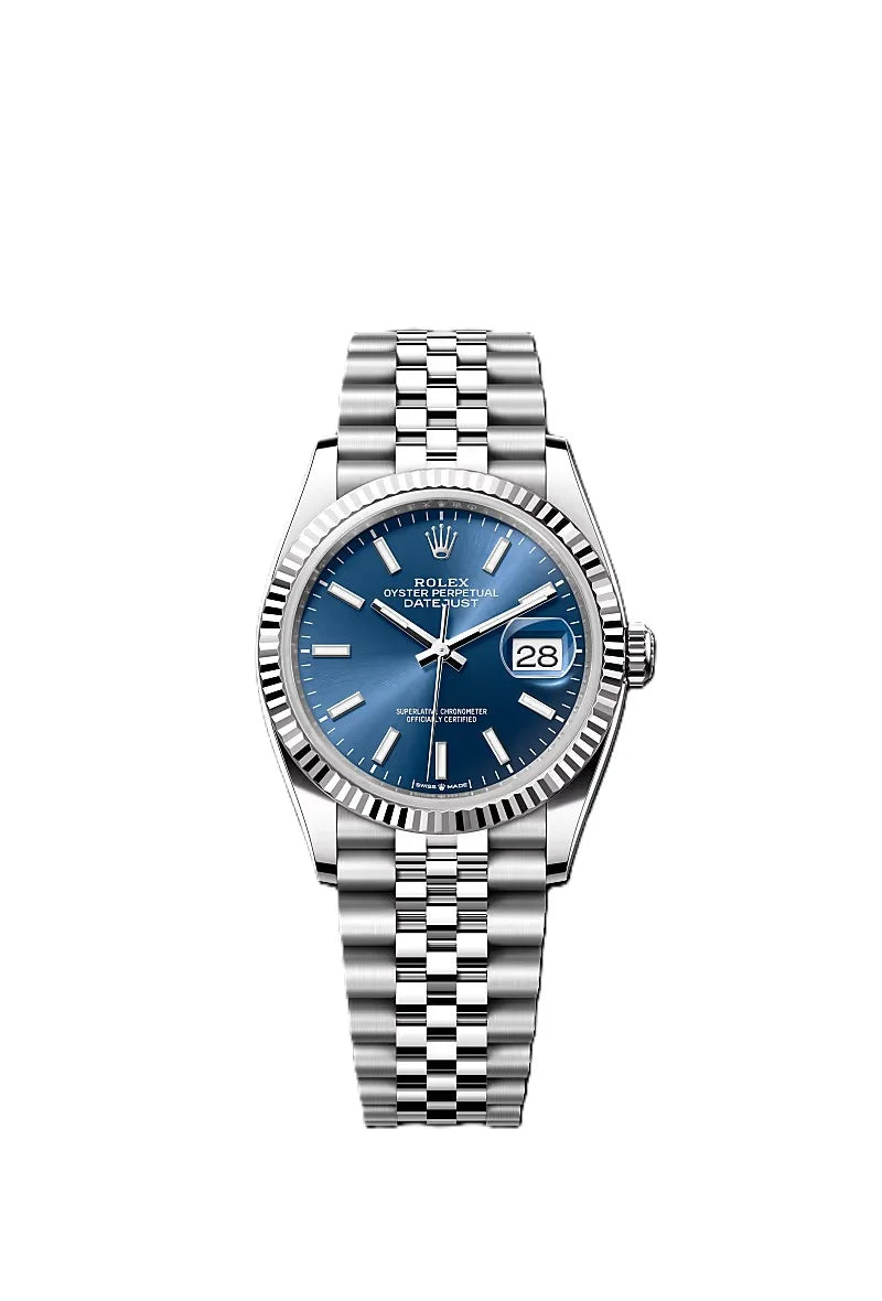 Rolex Date just 36 Bright blue dial
