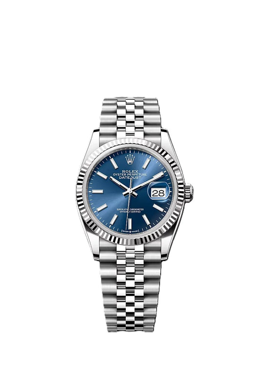Rolex Date just 36 Bright blue dial