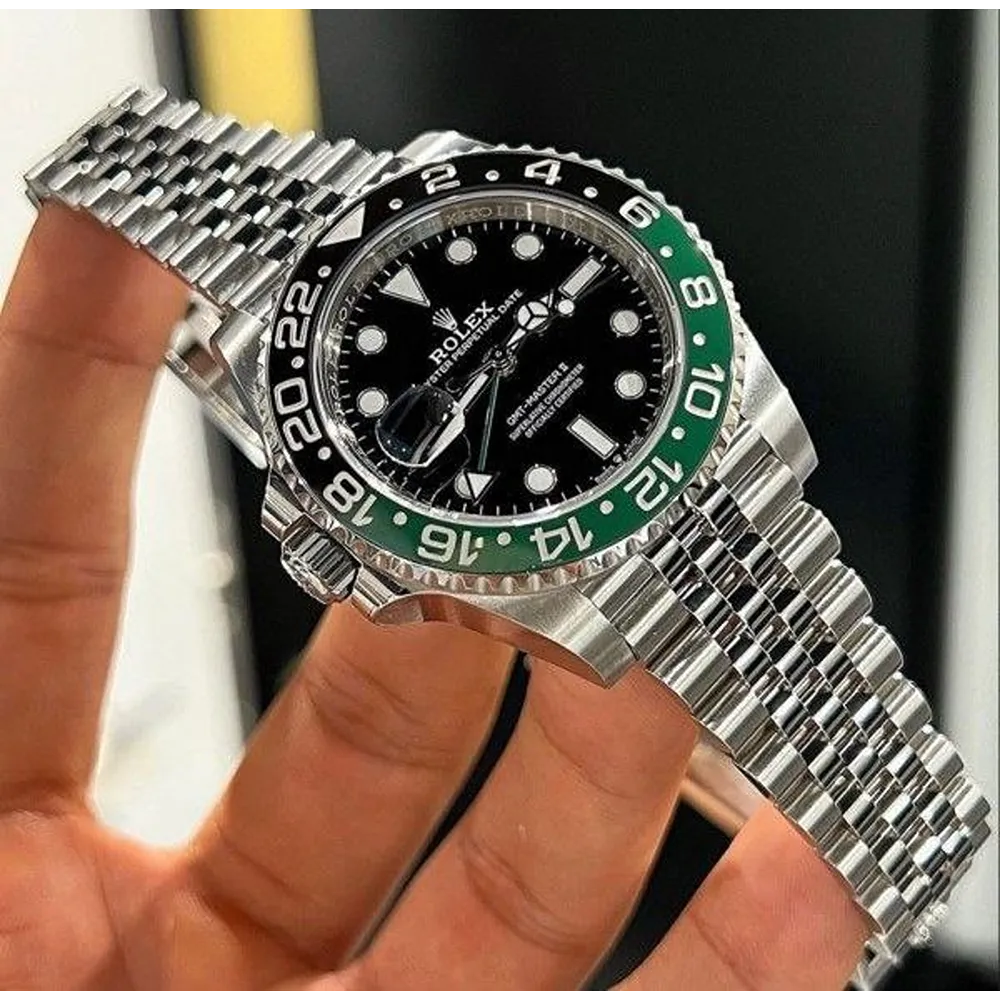 ROLEX GMT MASTER 2 LEFT HAND WATCH