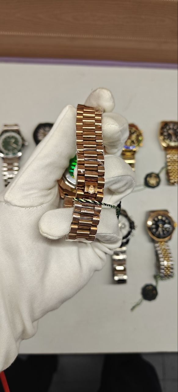 Rolexx Daydate Roman Face Bronze Japan Quality