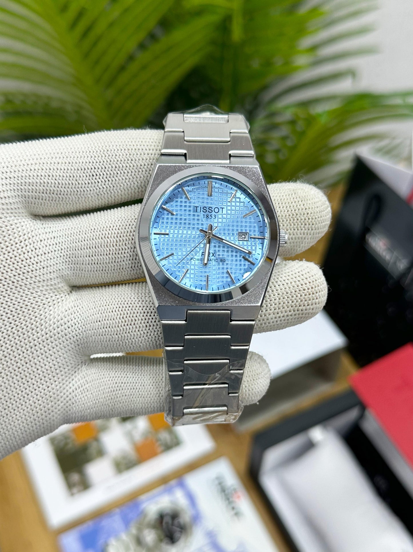 NEW! TISSOTT PRX POWERMATIC 80 SERIES TIFFANY DIAL