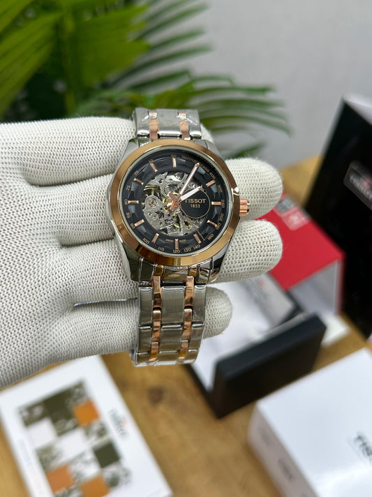 NEW! TISSOT 1853 SKELETON AUTOMATIC MACHINE
