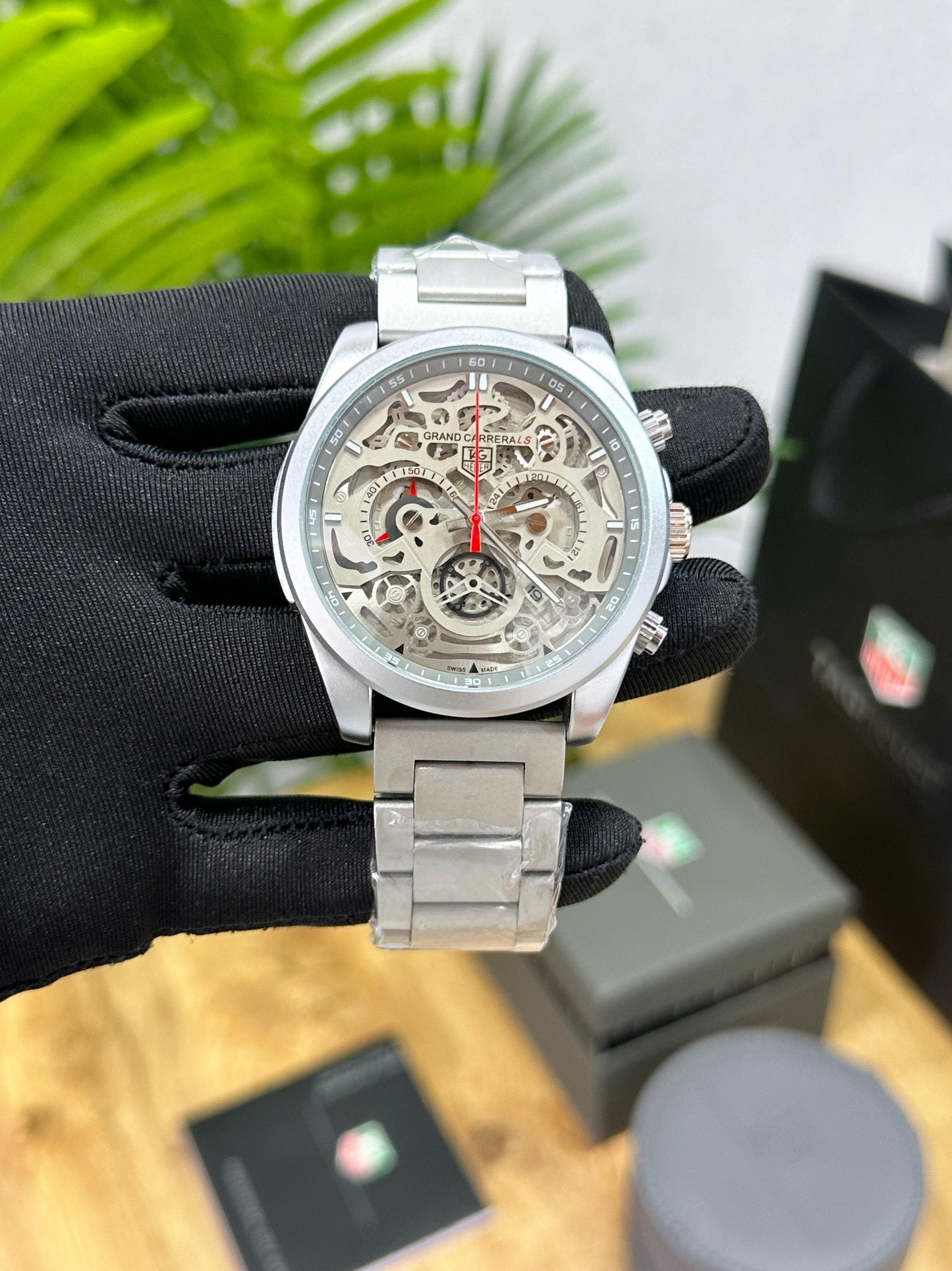 NEW TAG_HEUER CARRERA CR7 GREY STEEL