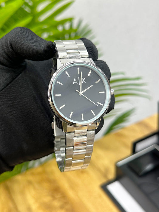 New ARMANII EXCHANGE A|X SILVER BLACK