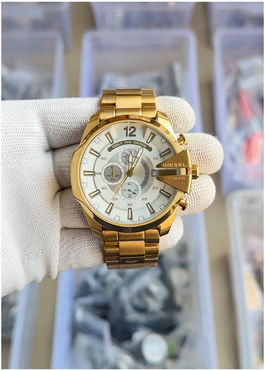 Diesell 10 bar only the brave Gold-White