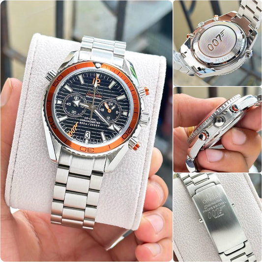 Omegaa Seamaster Planet Ocean Quartz Japan
