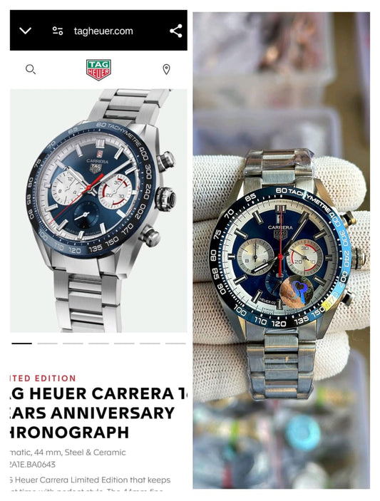 New Tag heuer Carrera Calibre 02 Chronograph