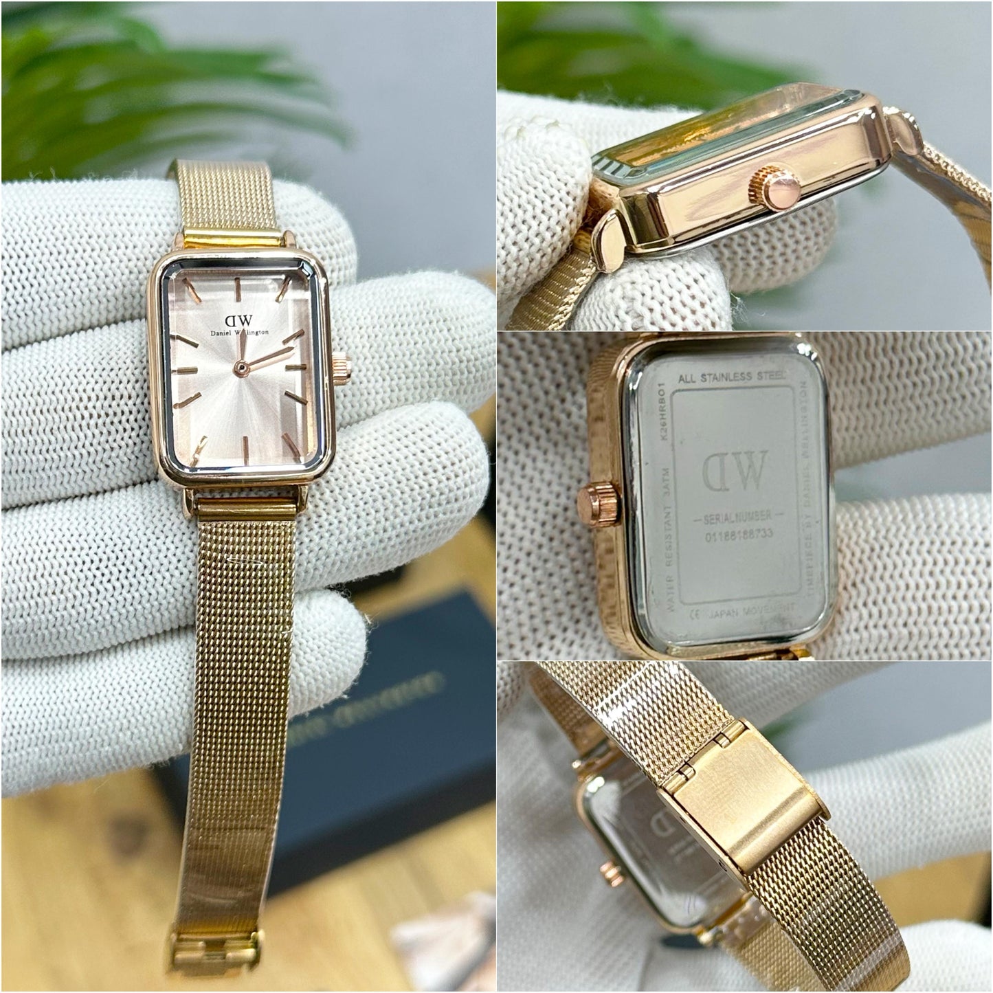 NEW & EXCLUSIVE! DANIEL WELLINGTON DW QUADRO WATCH FOR HER