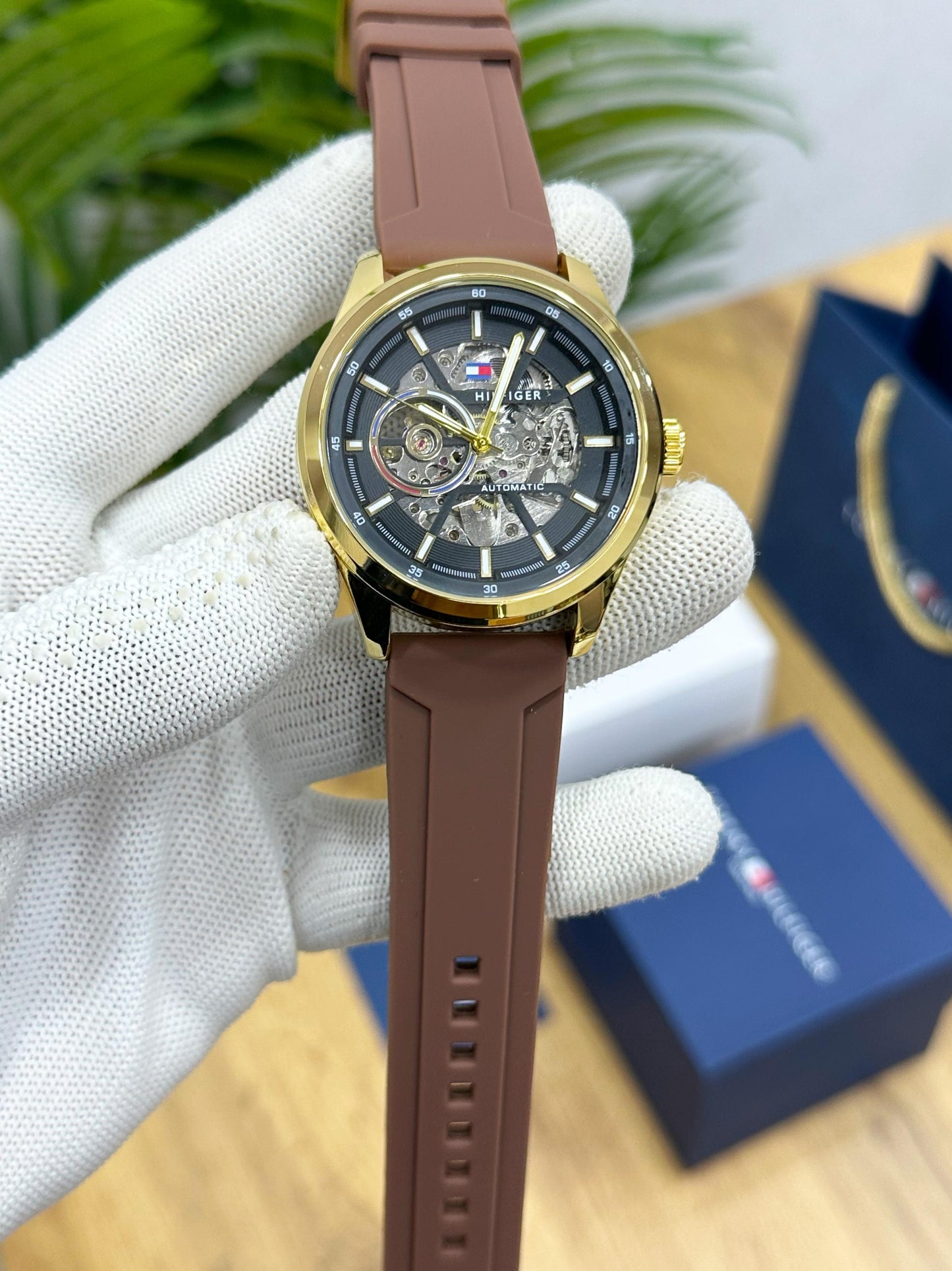 NEW! TOMMY HILFIGER MODERN AUTOMATIC OPEN HEART COLLECTION