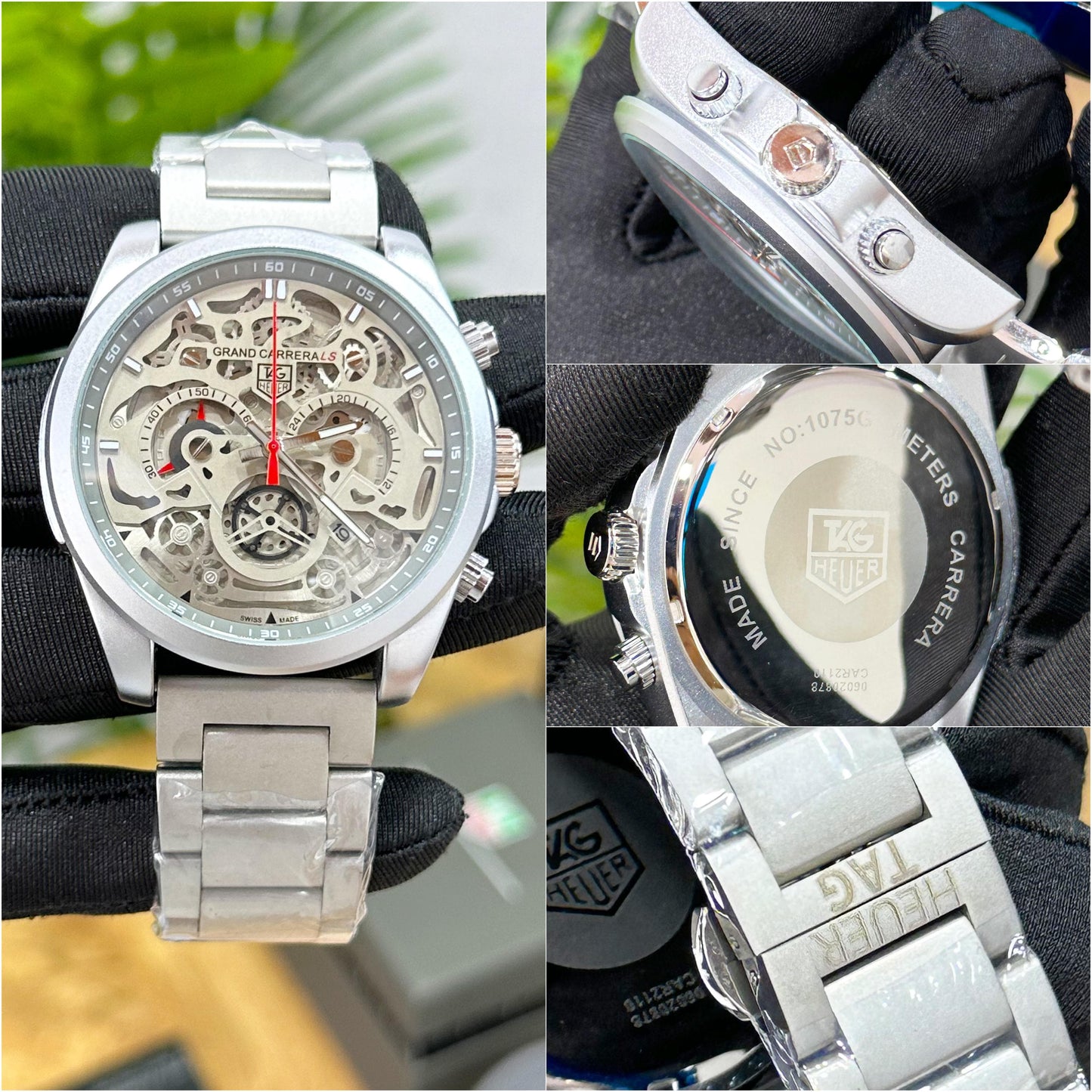 NEW TAG_HEUER CARRERA CR7 GREY STEEL