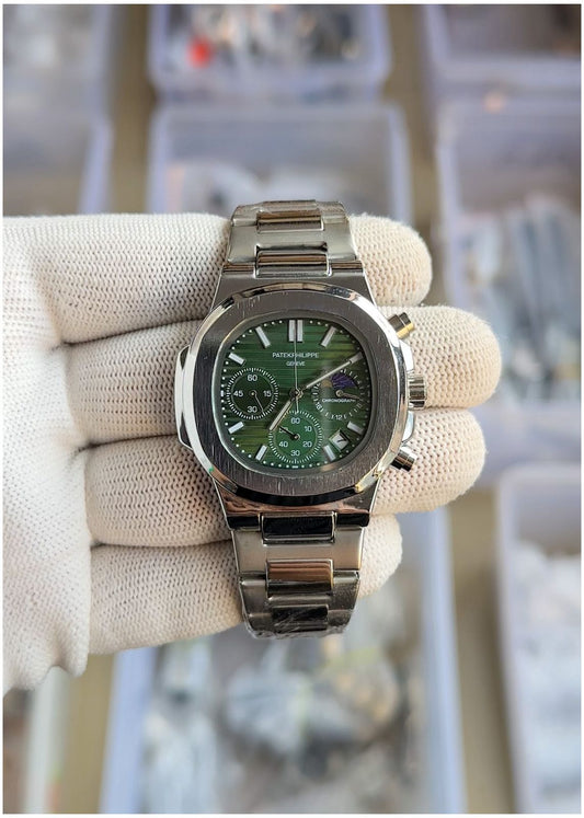 New Patekk Philippe Nautilus Steel Sun Moon