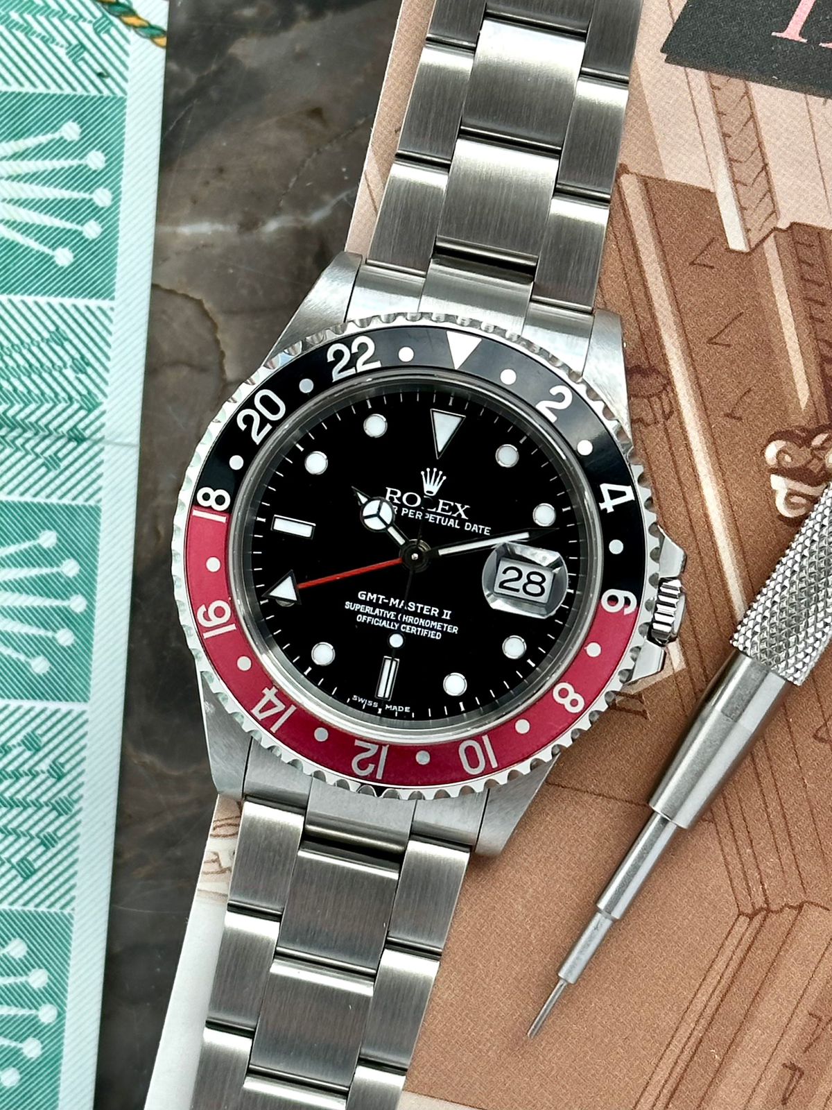 ROLEXX GMT MASTER Il COKE BEZEL